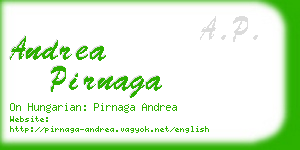 andrea pirnaga business card